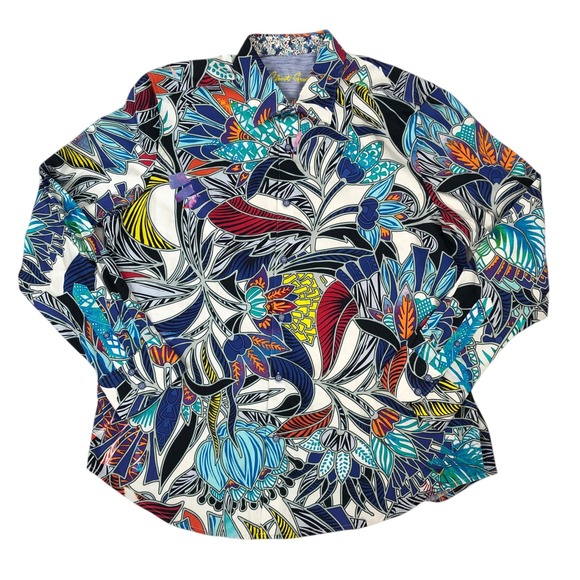 Robert Graham ISLEY Classic Fit Button Up Shirt Mens 2XL Multicolor Floral RARE - Picture 2 of 11